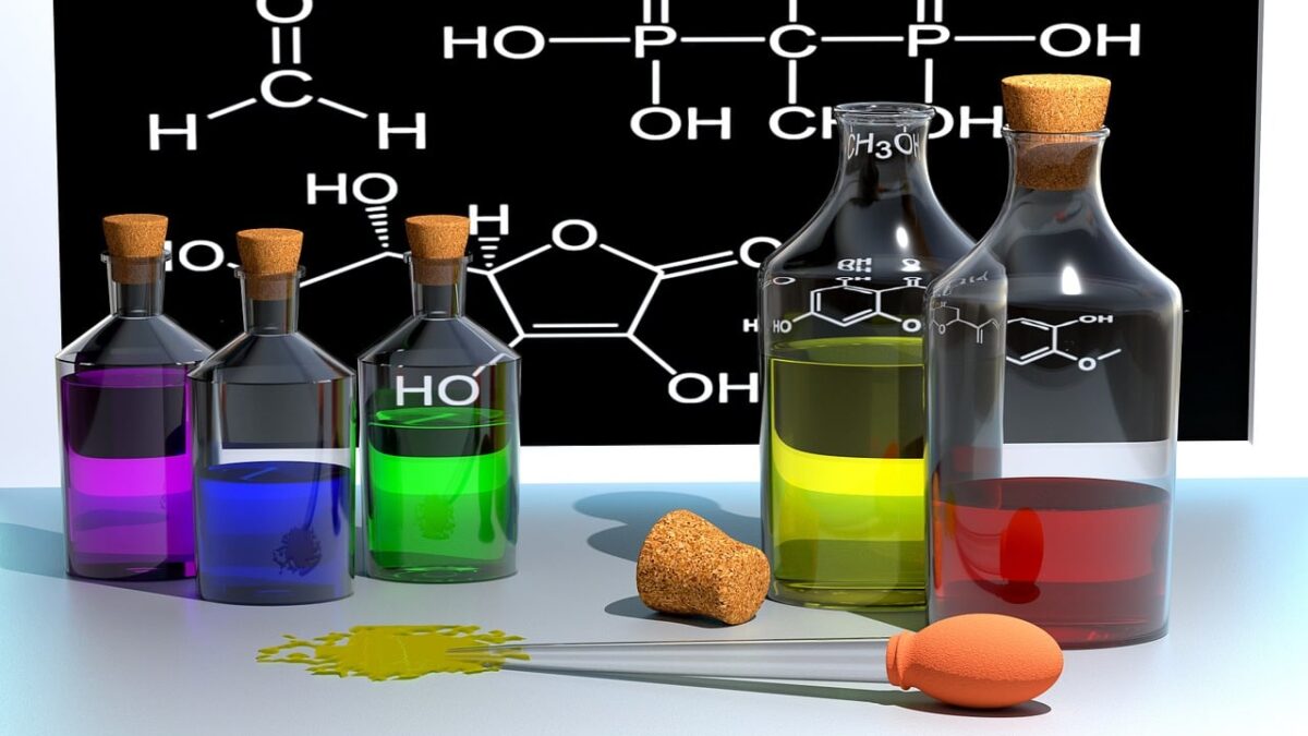 chemistry, school, coloured, bottles, 3d, blender, chemistry, chemistry, chemistry, chemistry, chemistry
