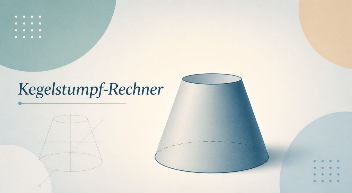 Kegelstumpf Rechner
